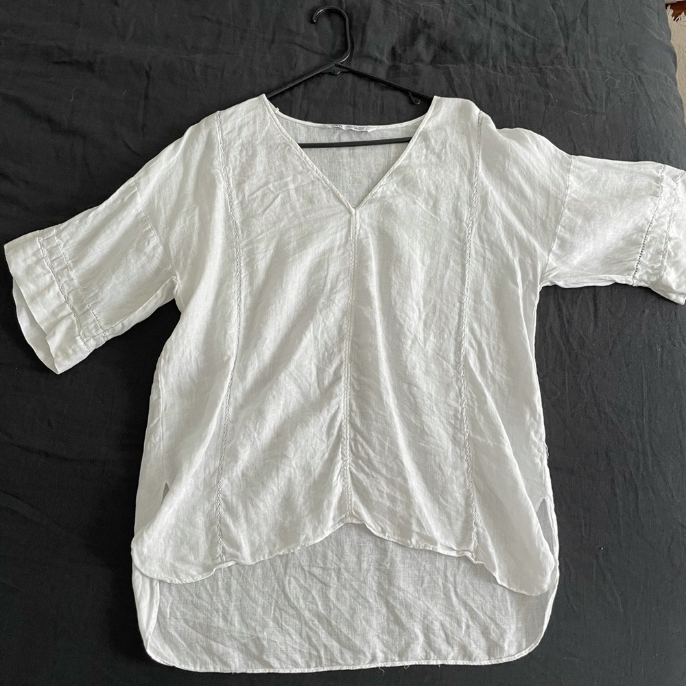 Zara linen tunic